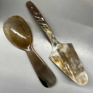 Hornvarefabrikken From Denmark Cow Horn  Cake Server